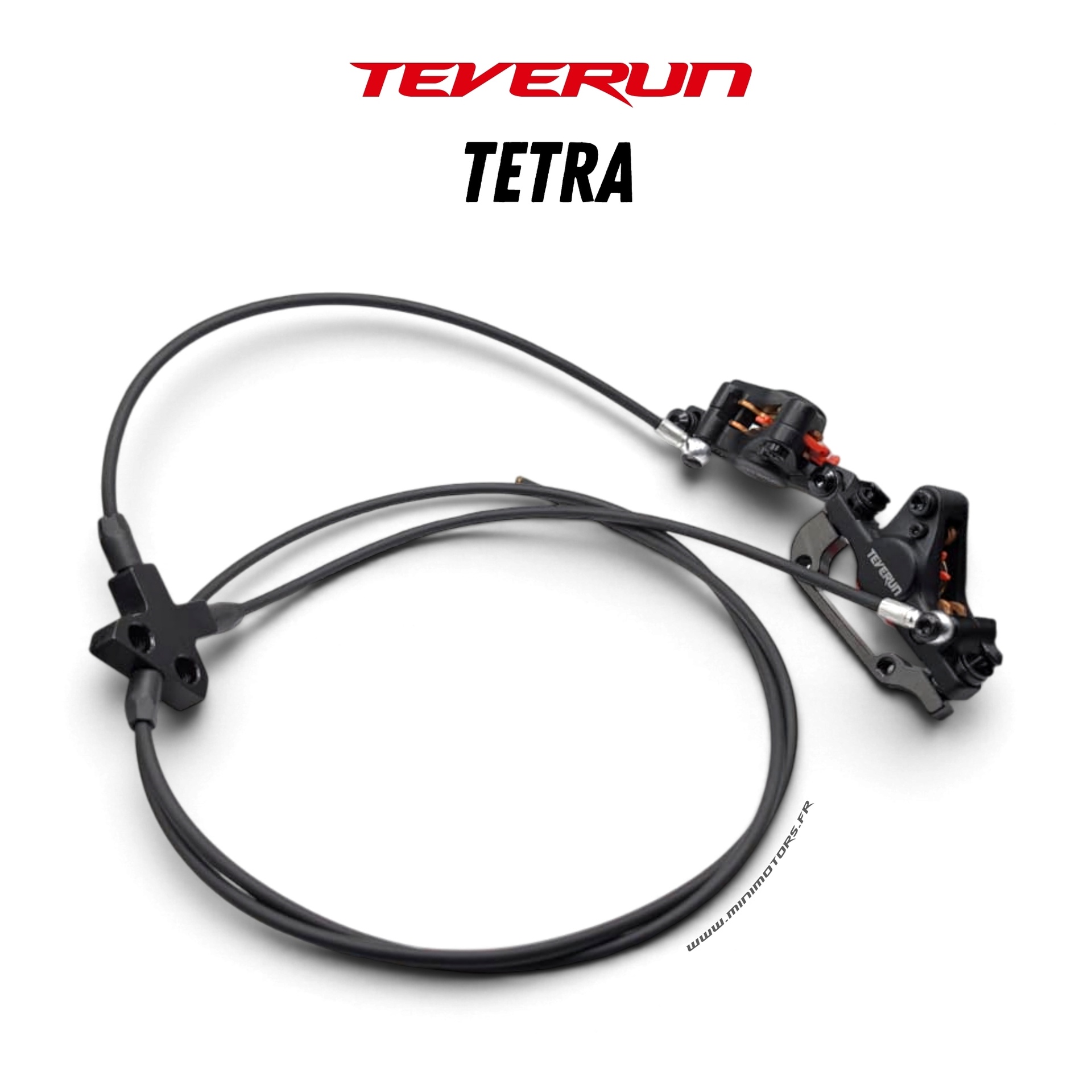 Etrier de frein + durite avant pour trottinette Teverun