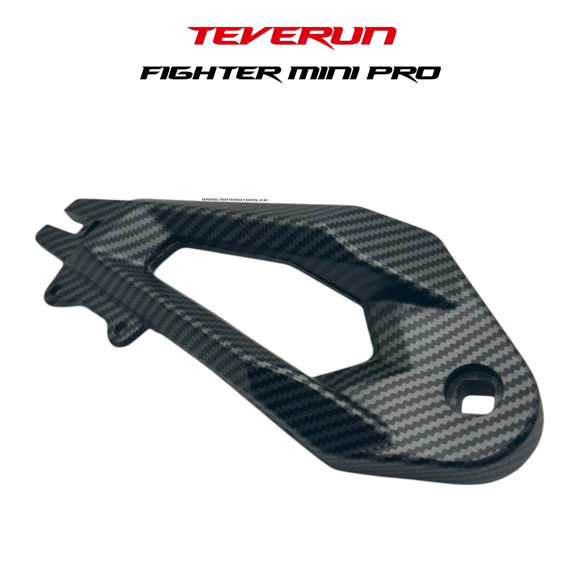 Bras de fourche av droite / ar gauche effet carbone pour trottinette Teverun