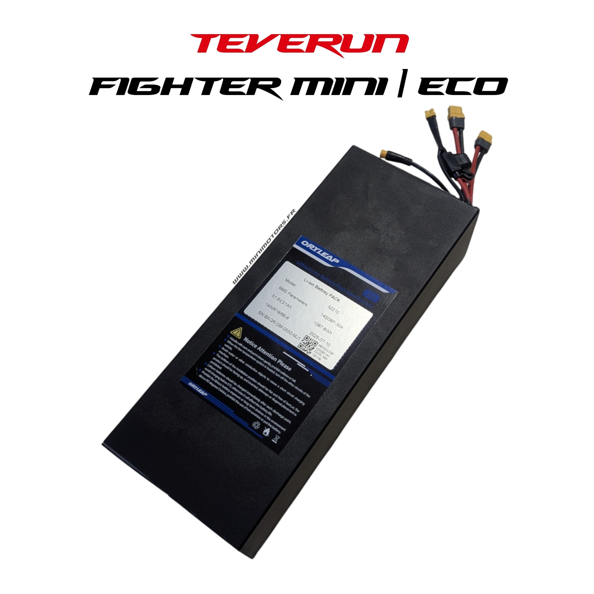 Batterie 52V 20AH pour trottinette Teverun