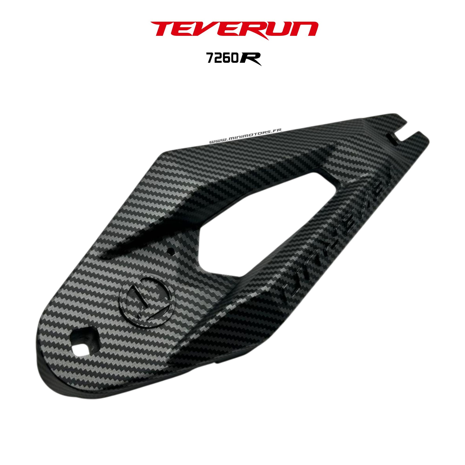 Bras de fourche avant gauche / arriere droit effet carbone pour trottinette Teverun