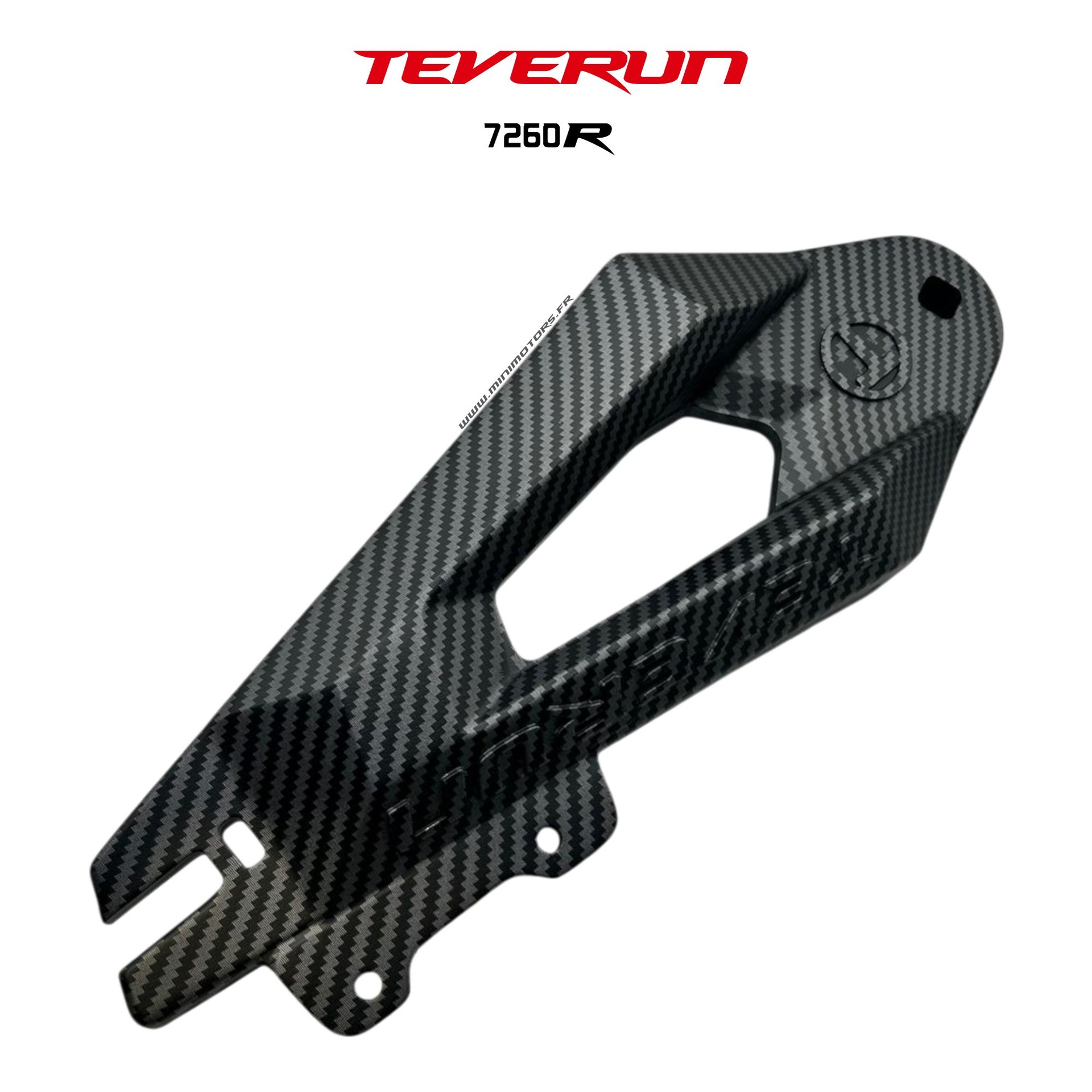 Bras de fourche avant droit / arriere gauche droit effet carbone pour trottinette Teverun