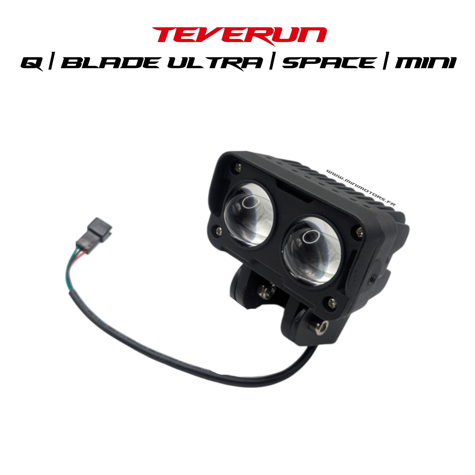 Phare avant V2 pour trottinette Teverun