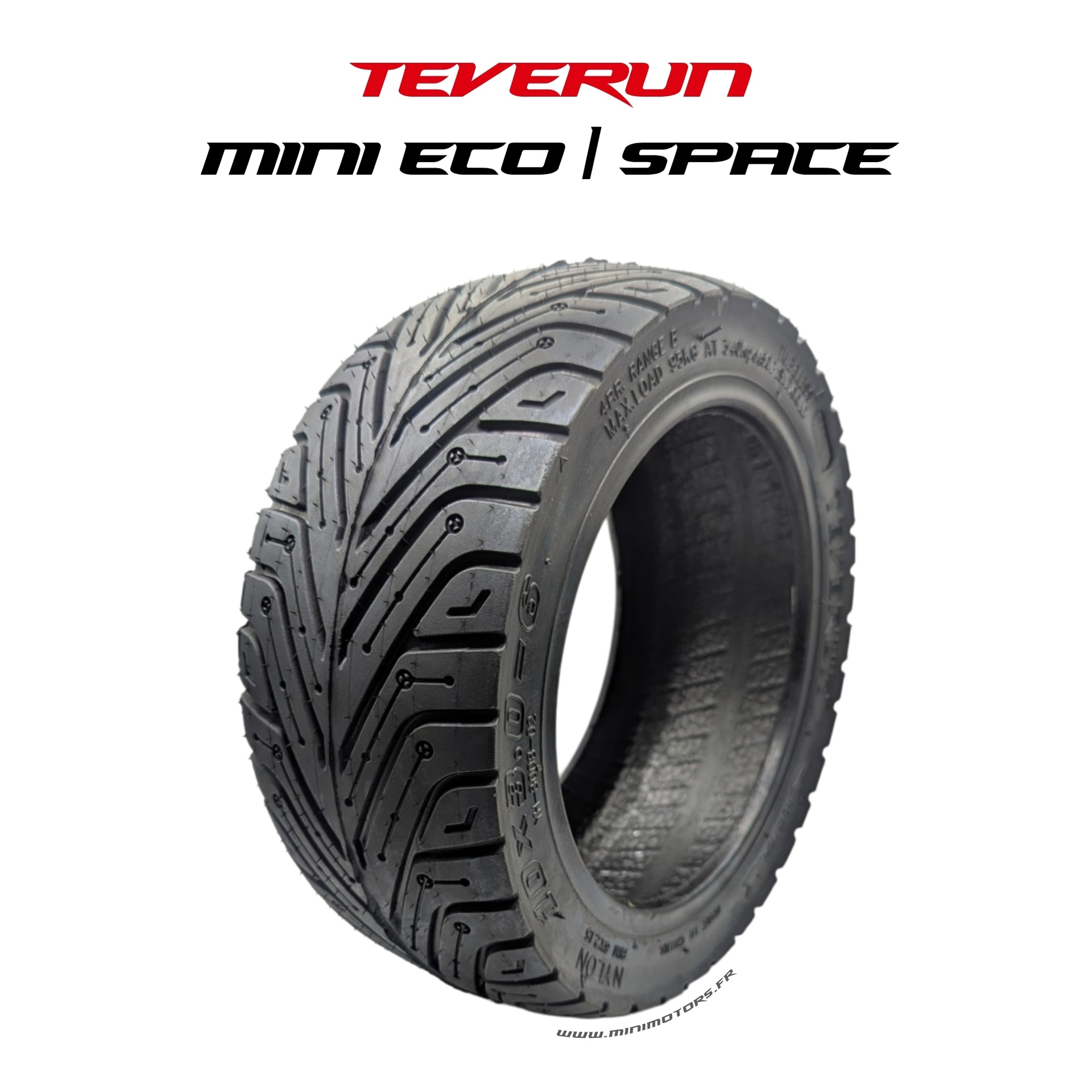 Pneu 10*3.0 (version moteur teverun) pour trottinette Teverun