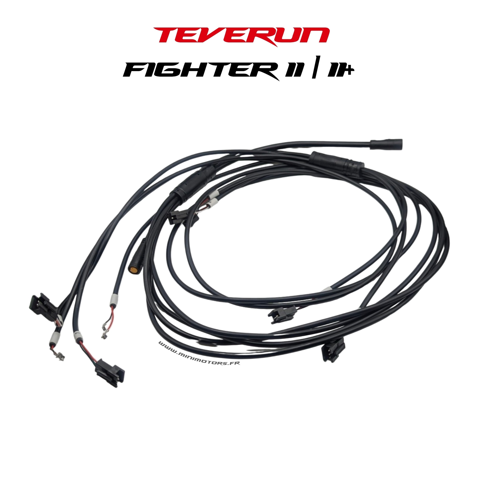 Cable principal version appli 2025 etanche V6 clignotants guidon pour trottinette Teverun