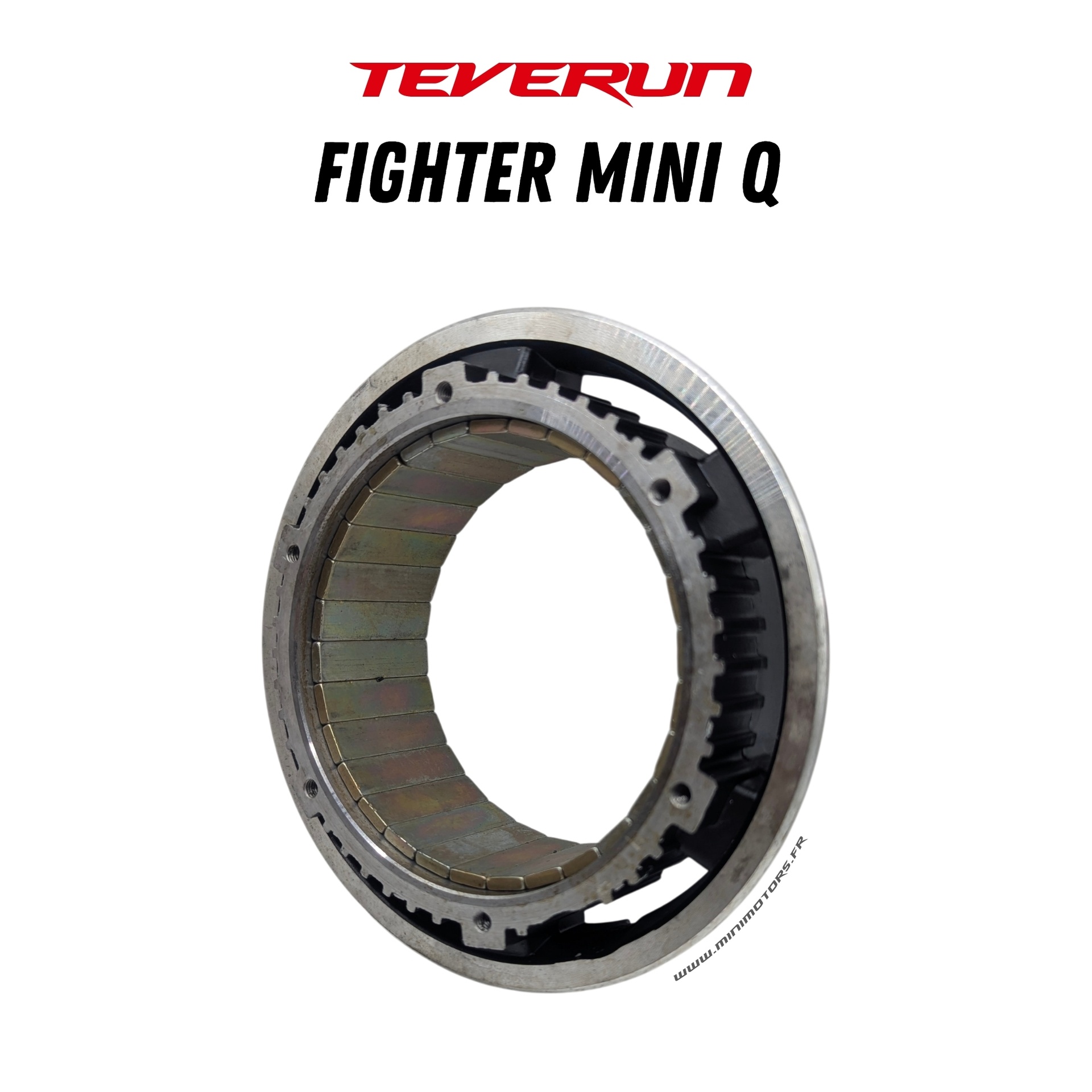 Jante avec aimant av/ar pour trottinette Teverun